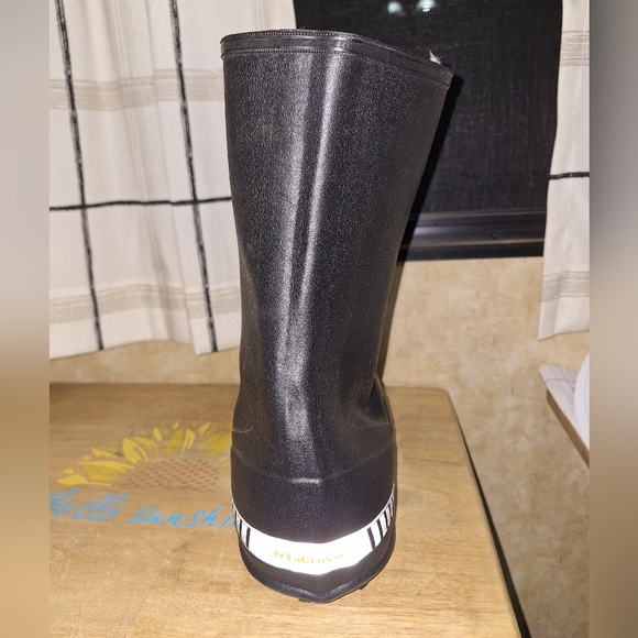 La Crosse Tracton 12" Overshoe Black Heavy-Duty Boots with Buckle Straps - Picture 10 of 14